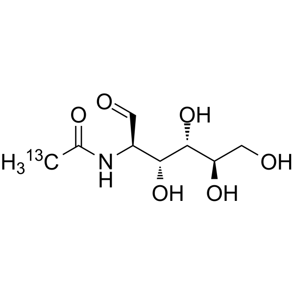 N-Acetyl-D-glucosamine-13C-2 478518-89-7
